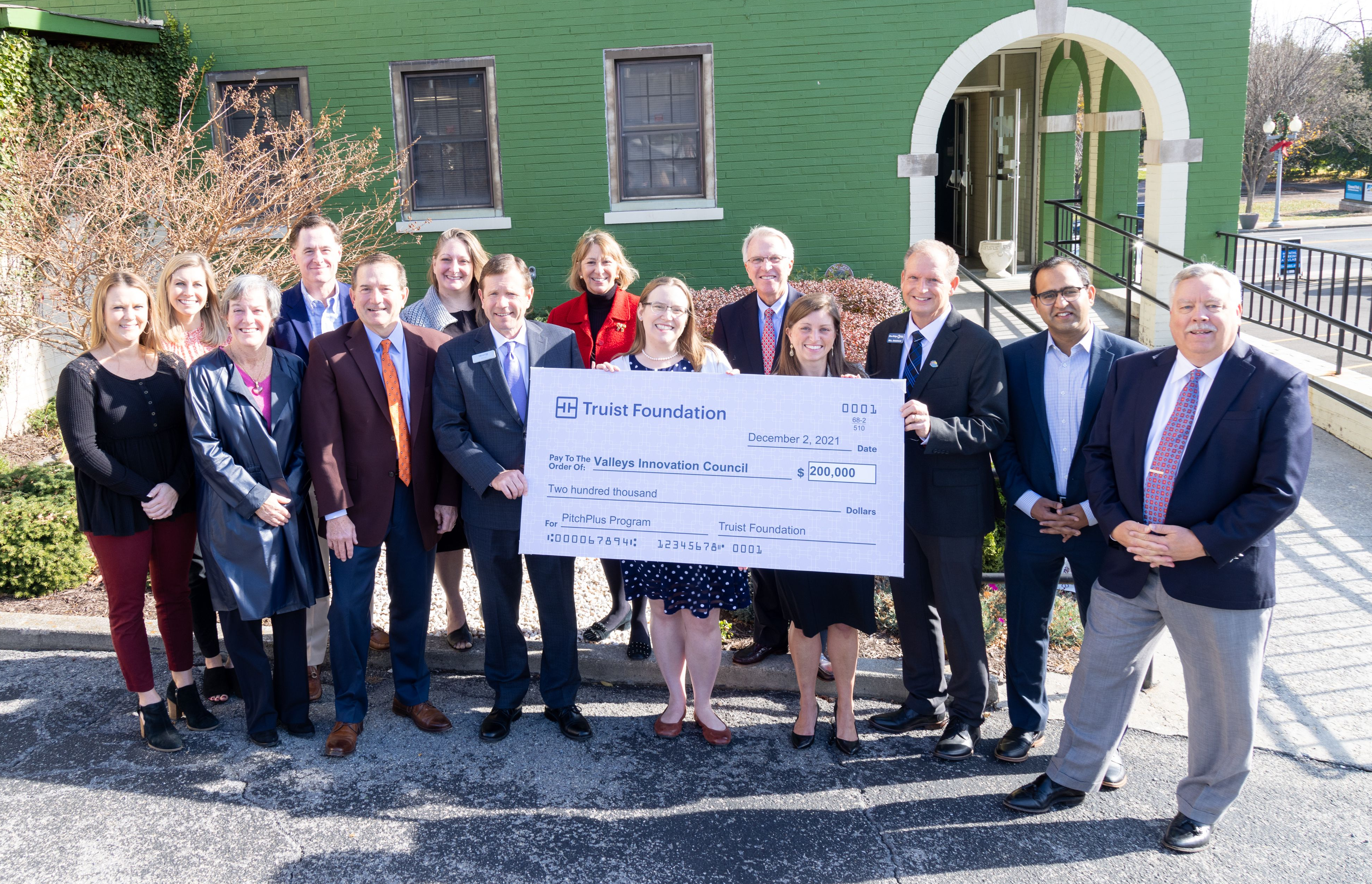 Valleys Innovation Council Receives $200,000 Grant from Truist Foundation to Support PitchPlus Program